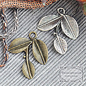 Подвеска (кулон) винтаж античное серебро Фурнитура для украшений бижу