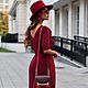 Заказать ПЛАТЬЕ ФУТЛЯР "MARSALA". Вера Якимова (Yakimova). Ярмарка Мастеров. . Платья Фото №3