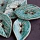 Ceramic buttons 'Leaf'. Buttons. TinaRita. My Livemaster. Фото №5