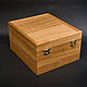 Order Box for three varieties of tea. Solid oak. Factory Of Wooden Products (fabfut). Livemaster. . Box Фото №3