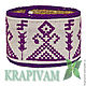 Nettle cuff bracelet with Slavic symbols Makosh. Cuff bracelet. Nettle products (Krapivamm). Online shopping on My Livemaster.  Фото №2