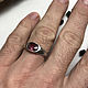 Silver ring with natural Purple Sapphire. Rings. Bauroom - vedic jewelry & gemstones (bauroom). My Livemaster. Фото №6