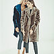 Beaver fur coat in blue. Fur Coats. Forestfox. Family Fur Atelier. Online shopping on My Livemaster.  Фото №2