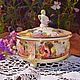 CAPODIMONTE.Vintage Italian jewelry box with angels. Vintage caskets. Imperia. Online shopping on My Livemaster.  Фото №2