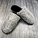 Men's Astrakhan Slippers Exclusives. Slippers. kupimeh. My Livemaster. Фото №4