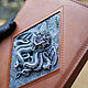 A5 'Ancient' leather notebook'. Vintage. Notebooks. WoobbyArt. My Livemaster. Фото №5
