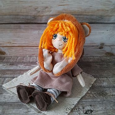 Куклы и игрушки ручной работы. Ярмарка Мастеров - ручная работа Кукла Марьяша. Текстильная кукла ручной работы. Рыжая куколка.. Handmade.