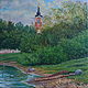 Вид на Троицкий храм, Картины, Москва,  Фото №1