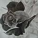  "Черная роза" - картина графика. Картины. Картины LanArt. Ярмарка Мастеров.  Фото №5