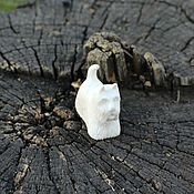Для дома и интерьера handmade. Livemaster - original item The Scotch Terrier.Miniature.Carved bone. Handmade.