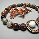 Picasso Jasper bracelet, oceanic, red and copper ' Colors'. Bead bracelet. Beautiful gifts for the good people (Alura-lights). My Livemaster. Фото №6