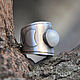 Кольцо серебряное "Полнолуние" с лунным камнем, Кольца, Москва,  Фото №1