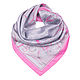 Silk jacquard scarf 95 by 95 cm. Fabric. KissWool. My Livemaster. Фото №4