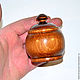 Wooden pot-barrel, salt shaker with lid made of Siberian Cedar. K13. Jars. ART OF SIBERIA. My Livemaster. Фото №6