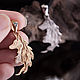Colgantes emparejados con piedras: zorro y lobo. Pendant. Ringlin's shop. My Livemaster. Фото №4