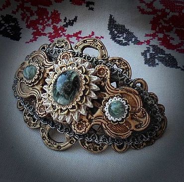 Заколки ручной работы. Ярмарка Мастеров - ручная работа Заколка Авторская. Handmade.