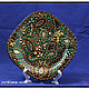 Decorative plate ' Golden pattern'. Plates. Elena.nikk.77 (craftswomens). Online shopping on My Livemaster.  Фото №2