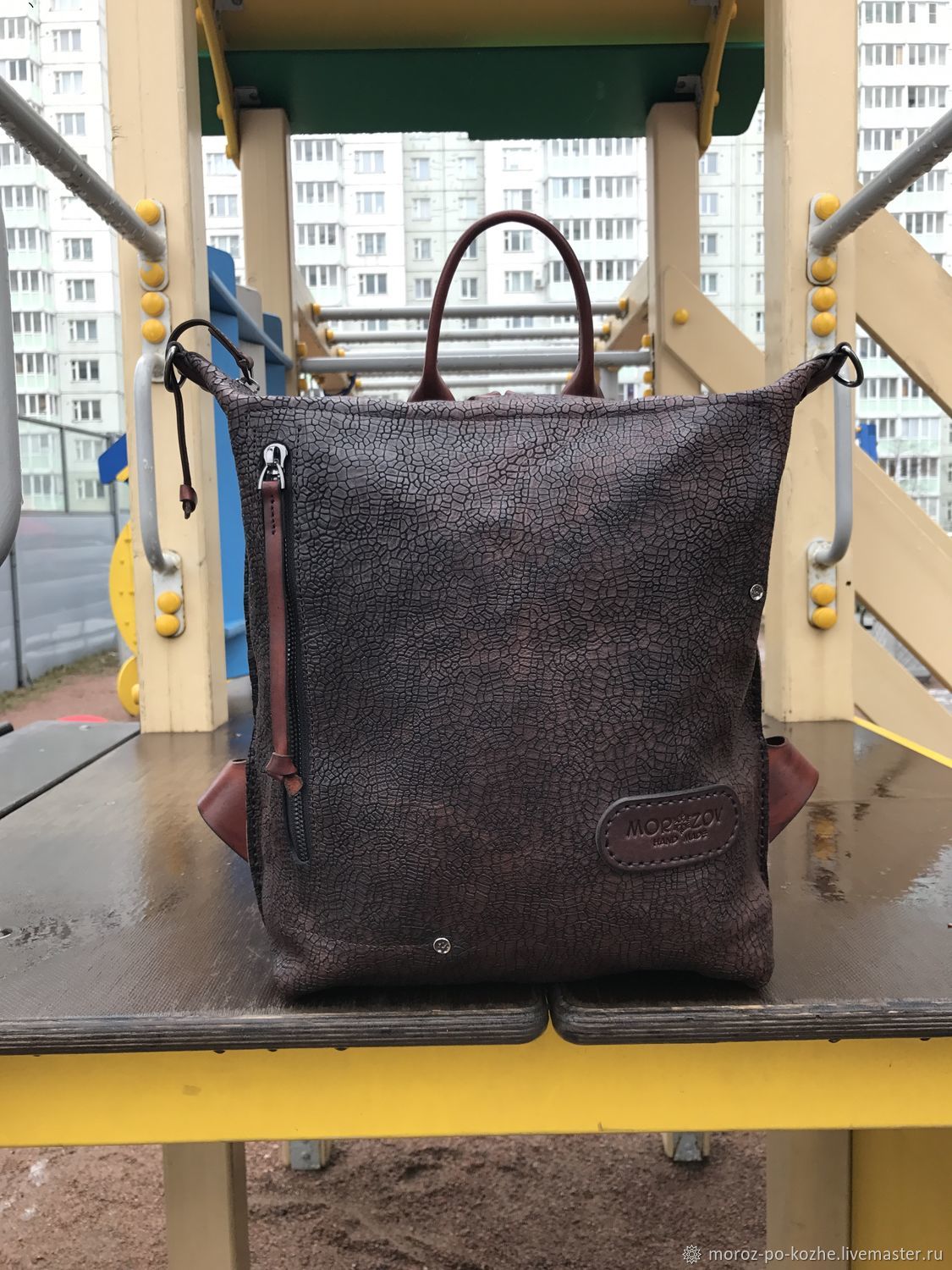 Кожаный рюкзак "BRUT-2" – заказать на Ярмарке Мастеров – FANUVRU ...
