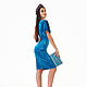 Stylish short velvet one-shoulder. Dresses. Boudoirwedding. Online shopping on My Livemaster.  Фото №2