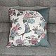 Заказать Декоративная подушка BOUQUET, hand made. VGM-shop (vgm-shop). Ярмарка Мастеров. . Подушки Фото №3