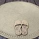  Light Grey Round Pigtail Bath Mat. Carpets. knitted handmade rugs (kovrik-makrame). My Livemaster. Фото №4