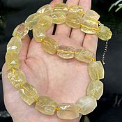Работы для детей, handmade. Livemaster - original item Natural Citrine Beads for women made of natural stones. Handmade.