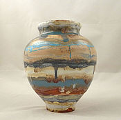 Для дома и интерьера handmade. Livemaster - original item Vase Aqua & Terra. Handmade.