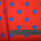 Fabric polka dot fabric red peas, fabric in black-eyed peas, Fabric, Moscow,  Фото №1