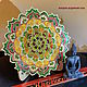 mandala: Mandala 20 cm in assortment. Esoteric Mandala. Sector South-East. My Livemaster. Фото №14