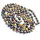 Long beads of stones: Falcon, tiger and bull's eye. Beads2. naturalkavni. My Livemaster. Фото №6