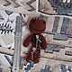 Вязаный человечек Сэкбой " Little big planet ". Мягкие игрушки. City-нити_161. Ярмарка Мастеров.  Фото №7