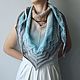 Summer evening shawl made of cotton. Shawls. Orlova A. My Livemaster. Фото №4