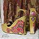 Painting on shoes. Shoes painted 'Indian pattern'. Shoes. Nataly Paler boutique. Online shopping on My Livemaster.  Фото №2