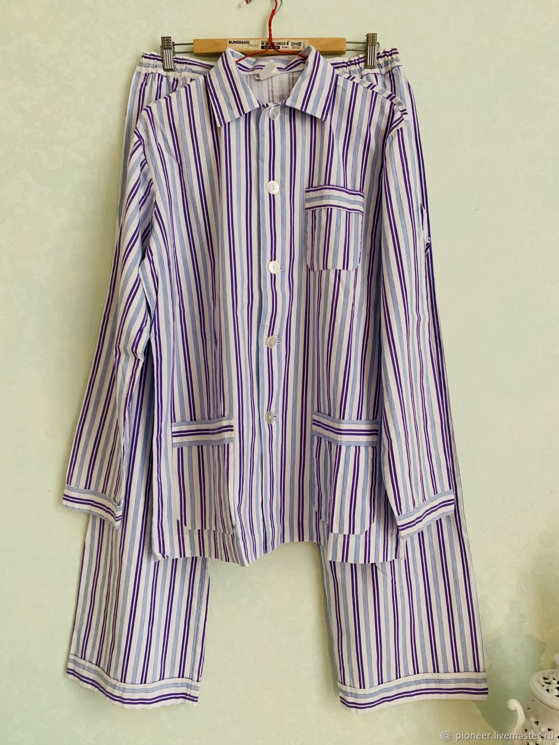 Clothing Pajamas vintage 48 r cotton Vietnam Soviet times, Vintage clothing, St. Petersburg,  Фото №1
