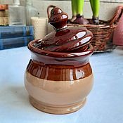 Винтаж: Бронь Старинная керамическая банка ваза (Германия)