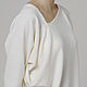 Dress white c warm knitted Angora MIDI drape. Dresses. Voielle. My Livemaster. Фото №5