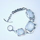 Bracelet 'VIVO' . Silver, Topaz, white opal . Bead bracelet. BuffSilverArt (buffsilverart). My Livemaster. Фото №4