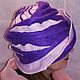 Hat womens Fedora purple pink fields. Hats1. Fashion workshop madam YLora. Online shopping on My Livemaster.  Фото №2