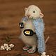 Заказать  мышонок с завтраком. The Pumpkin Mouse (Ксения). Ярмарка Мастеров. . Войлочная игрушка Фото №3