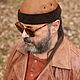Докерская шапка бини из кожи DBH-47. Шапки. Bluggae Custom Headwear. Интернет-магазин Ярмарка Мастеров.  Фото №2