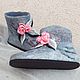 Women's valenochki slippers on the sole. Slippers. zavAlenka. My Livemaster. Фото №5