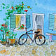 Мурано. Велосипед Маленькая акварель, Картины, Санкт-Петербург,  Фото №1