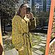 Кимоно-кардиган из итальянского  пальтового шерстяного триеотажа. Кардиганы. Virgotex&Студия ТТ. Ярмарка Мастеров.  Фото №4