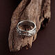 Mountain range ring in sterling silver. Rings. Trinkki. My Livemaster. Фото №6