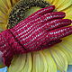 Перчатки "Красный ажур". Перчатки. Таня Эрдоган (Sanat). Интернет-магазин Ярмарка Мастеров.  Фото №2