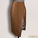 Pencil skirt 'Gala' made of genuine leather/suede (any color), Skirts, Podolsk,  Фото №1