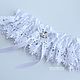 Подвязка невесты с белоснежным кружевом, Подвязки, Санкт-Петербург,  Фото №1