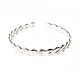 Silver bracelet for women, stylish bracelet trend 2022, Hard bracelet, Moscow,  Фото №1