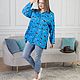 Camisa de viscosa Samurai para hombre'. Blouses. NATALINI. My Livemaster. Фото №10