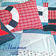 Лоскутное покрывало и подушки с аппликацией Манхэттен. Покрывала. LA-Design (patchwork). Ярмарка Мастеров.  Фото №5